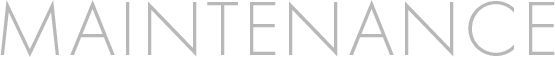 MAINTENANCE